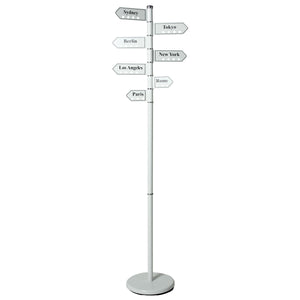 Hat stand Alexandra House Living White Black 28 x 173 cm-0