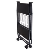 Serving trolley Alexandra House Living Black 68 x 70 x 40 cm Foldable-1