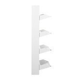 Shoe Rack Alexandra House Living White 50 x 136 x 15 cm 4 drawers-1