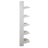 Shoe Rack Alexandra House Living White 50 x 170 x 15 cm 5 drawers-2