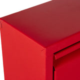 Shoe Rack Alexandra House Living Red 50 x 170 x 15 cm 5 drawers-1