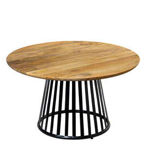 Centre Table Alexandra House Living Brown Black Wood 80 x 45 x 80 cm-0