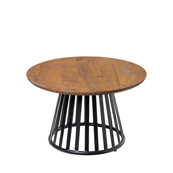 Centre Table Alexandra House Living Brown Black Wood 60 x 38 x 60 cm-0