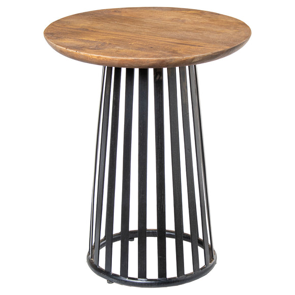 Side table Alexandra House Living Brown Black 45 x 55 x 45 cm-0