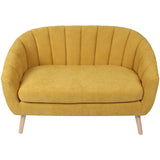 Sofa Alexandra House Living Mustard 127 x 73 x 76 cm-0