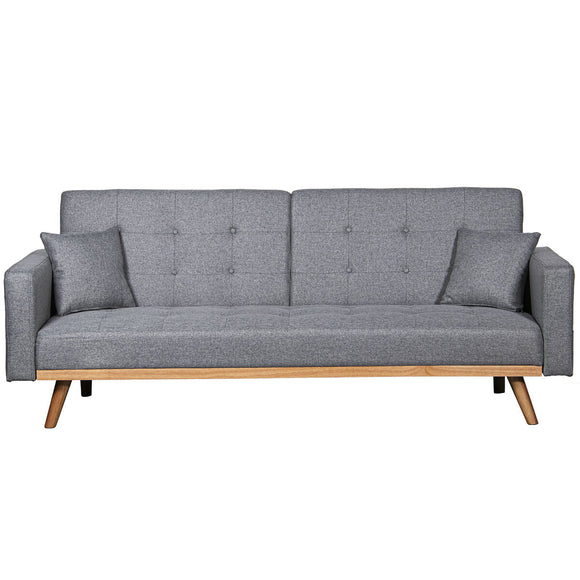 Sofabed Alexandra House Living Grey 216 x 81 x 87 cm-0