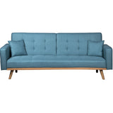 Sofabed Alexandra House Living Blue 216 x 81 x 87 cm-0