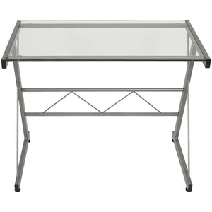 Desk Alexandra House Living Grey Metal 90 x 72 x 50 cm-0