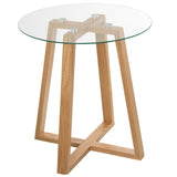 Side table Alexandra House Living Brown 48 x 51 x 48 cm-0