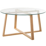 Centre Table Alexandra House Living Brown Wood 78 x 41 x 78 cm-4