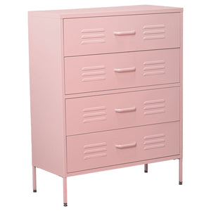 Chest of drawers Alexandra House Living Pink 80 x 102 x 35 cm-0