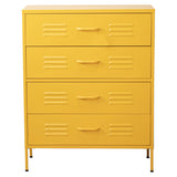 Chest of drawers Alexandra House Living Yellow 80 x 102 x 35 cm-6