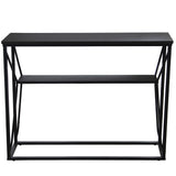 Console Alexandra House Living Black Metal 100 x 75 x 30 cm-7