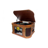 Record Player Sunstech PXRC52CDWD Brown Wood-6