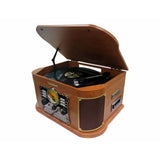 Record Player Sunstech PXRC52CDWD Brown Wood-3