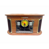 Record Player Sunstech PXRC52CDWD Brown Wood-2