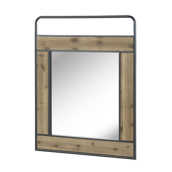 Hanging mirror Alexandra House Living Natural 80 x 100 x 5 cm-0