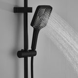 Shower Column Fontastock Black Stainless steel ABS Plastic-1