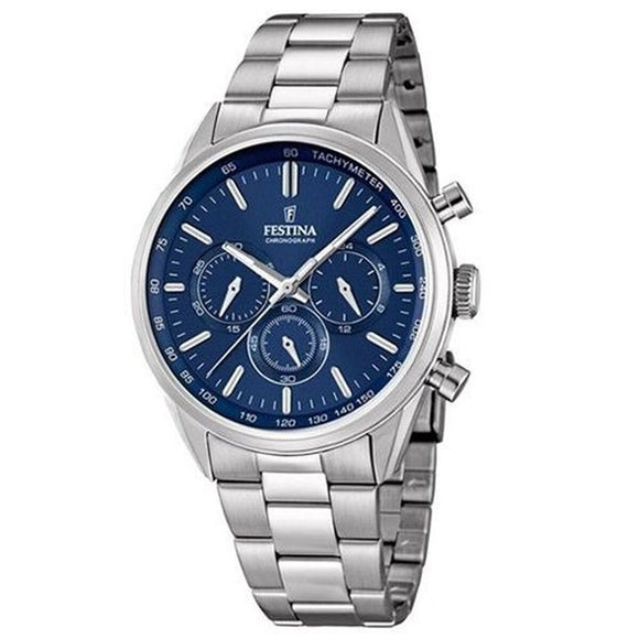 Men's Watch Festina F16820/2 Silver-0