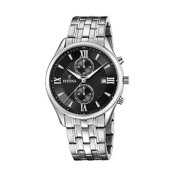 Men's Watch Festina F6854/8 Black Silver-0