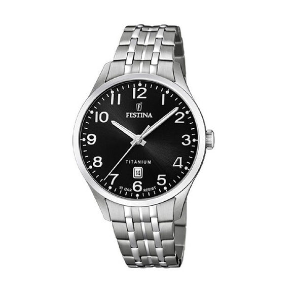 Men's Watch Festina F20466/3 Black Silver (Ø 40 mm)-0