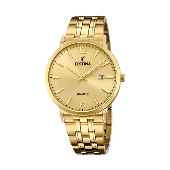 Men's Watch Festina F20513/3 Golden-0