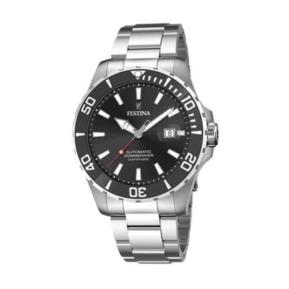 Men's Watch Festina F20531/4 Black Silver-0