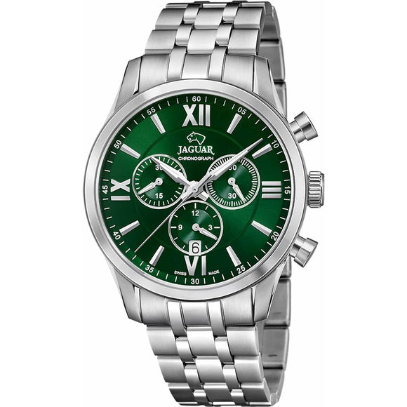 Men's Watch Jaguar J963/3 Green Silver-0