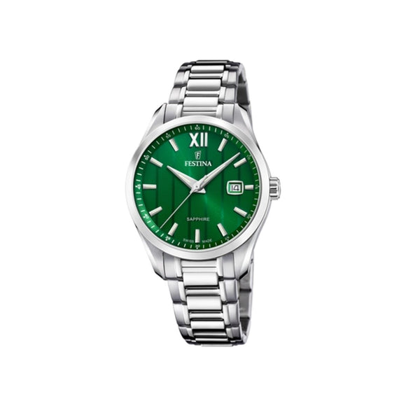 Men's Watch Festina F20026/3 Green Silver-0
