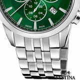 Men's Watch Festina F20040/3 Green Silver-4