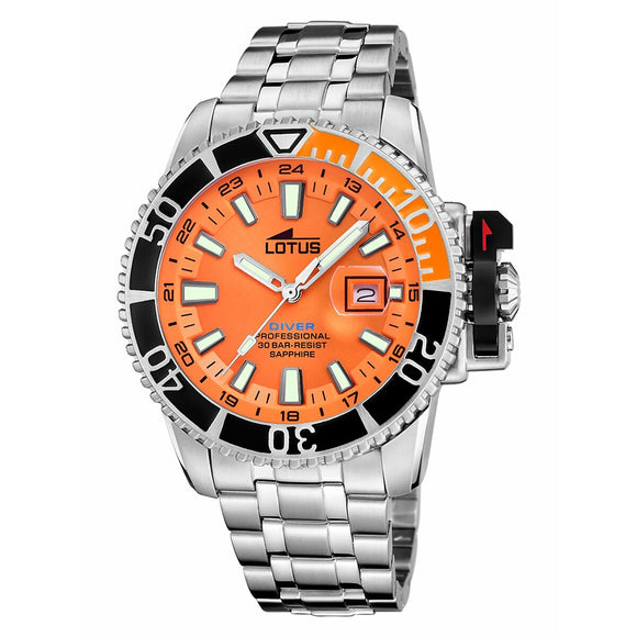 Men's Watch Lotus 18938/2 Orange Silver-0