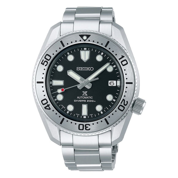 Men's Watch Seiko PROSPEX SEA Black Silver-0