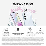 Smartphone Samsung Galaxy A35 6,7" Octa Core 256 GB Black-5