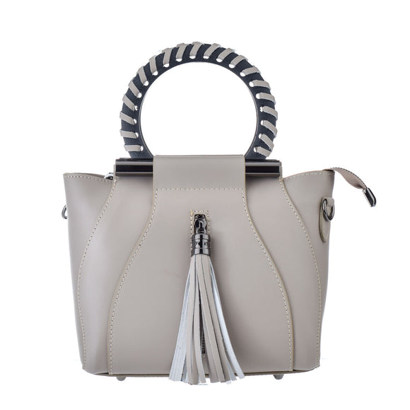 Women's Handbag Mia Tomazzi WB201297-GREY Beige 21 x 18 x 7 cm-0