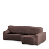 Right short arm chaise longue cover Eysa ROC Brown 180 x 120 x 360 cm-0