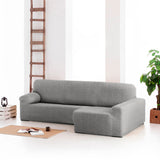 Right short arm chaise longue cover Eysa ROC Light grey 180 x 120 x 360 cm-3