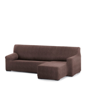 Right short arm chaise longue cover Eysa ROC Brown 120 x 120 x 360 cm-0