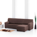 Right short arm chaise longue cover Eysa ROC Brown 120 x 120 x 360 cm-4