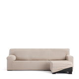 Right short arm chaise longue cover Eysa JAZ Beige 120 x 120 x 360 cm-1