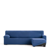 Right short arm chaise longue cover Eysa JAZ Blue 120 x 120 x 360 cm-1