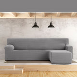 Right short arm chaise longue cover Eysa JAZ Grey 120 x 120 x 360 cm-5