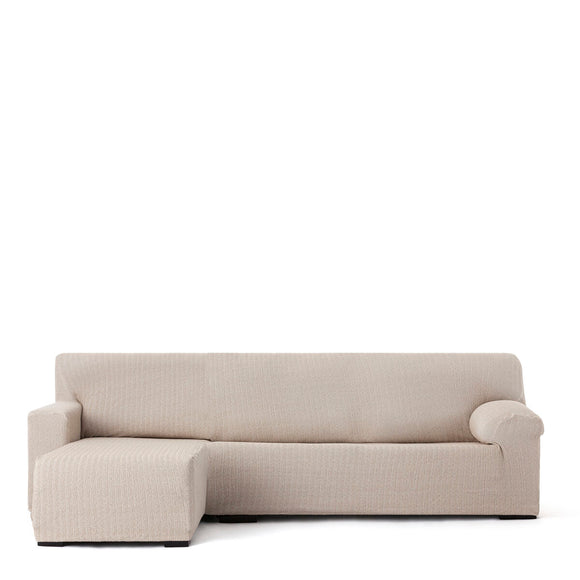 Right short arm chaise longue cover Eysa JAZ Beige 120 x 120 x 360 cm-0