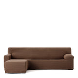 Right short arm chaise longue cover Eysa JAZ Brown 120 x 120 x 360 cm-0