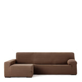 Left long arm chaise longue cover Eysa JAZ Brown 180 x 120 x 360 cm-0