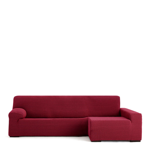 Right long arm chaise longue cover Eysa JAZ Burgundy 180 x 120 x 360 cm-0