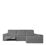 Right long arm chaise longue cover Eysa ROC Light grey 180 x 120 x 360 cm-1