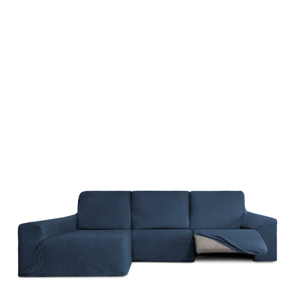 Left long arm chaise longue cover Eysa ROC Blue 180 x 120 x 360 cm-0