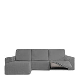 Right short arm chaise longue cover Eysa ROC Light grey 120 x 120 x 360 cm-1