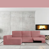 Left long arm chaise longue cover Eysa JAZ Pink 180 x 120 x 360 cm-4