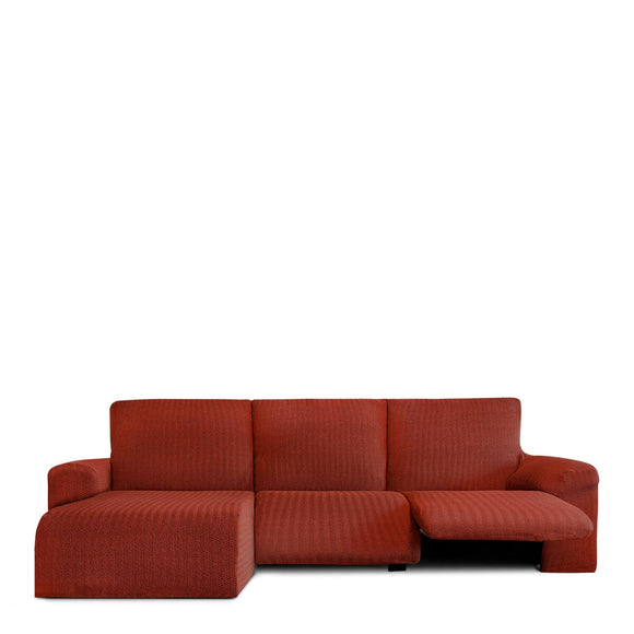 Right short arm chaise longue cover Eysa JAZ Dark Red 120 x 120 x 360 cm-0